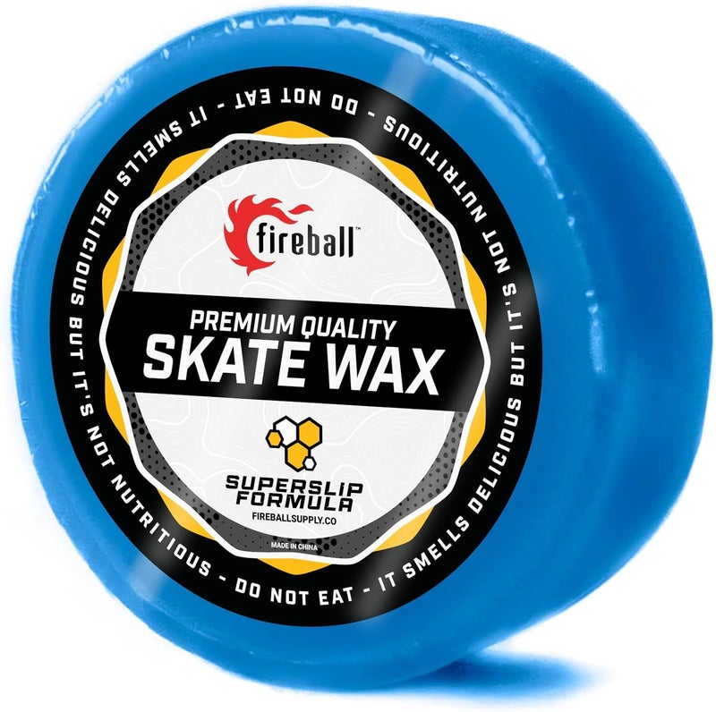 fireball SuperSlip Pro Skateboard Wax for Rails - USA Formulated Skate Curb Wax for Scooters Aggressive Inline and Skateboards - Custom Formula Professional Skate Wax - Image 1